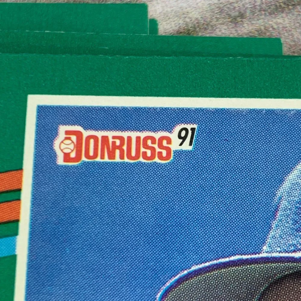 Baseball Cards Lot 1991 Topps Fleer Donruss MLB‎ Trading Collection Vintage